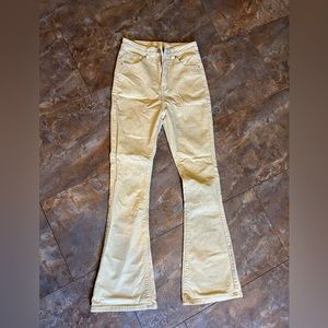 shein corduroy flare pants